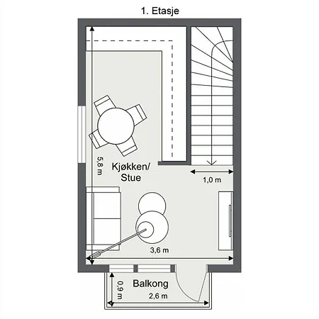 Torshov, Balkong, 2 Soverom, Sentralt 公寓 奥斯陆